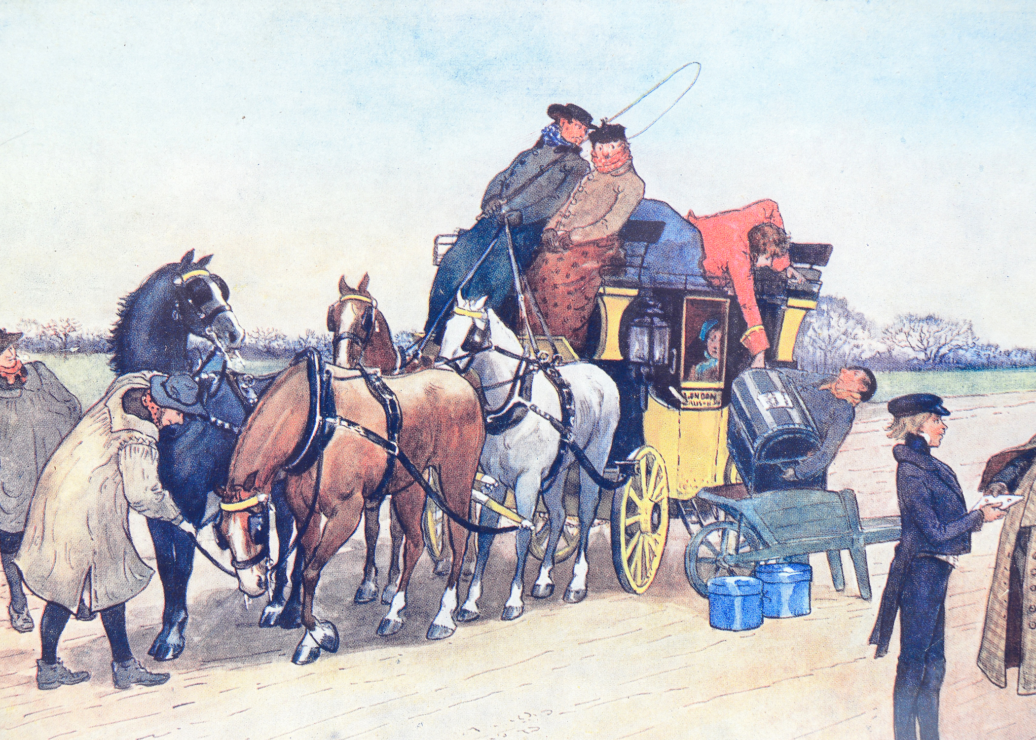 Three Framed Albert Ludovici Prints