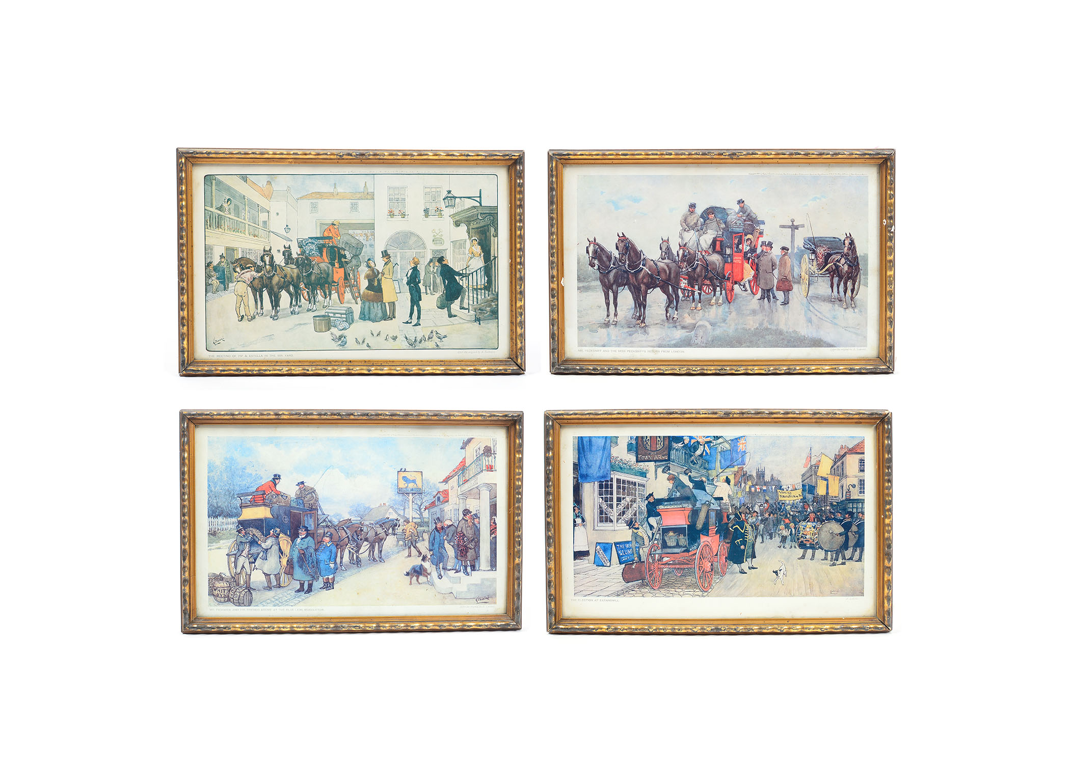 Four Framed Albert Ludovici Prints