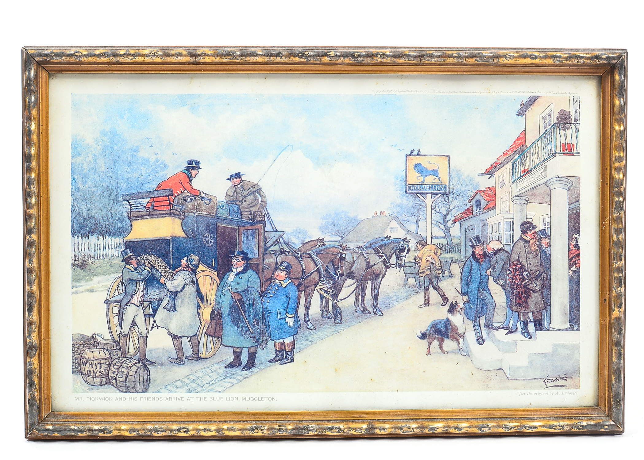 Four Framed Albert Ludovici Prints