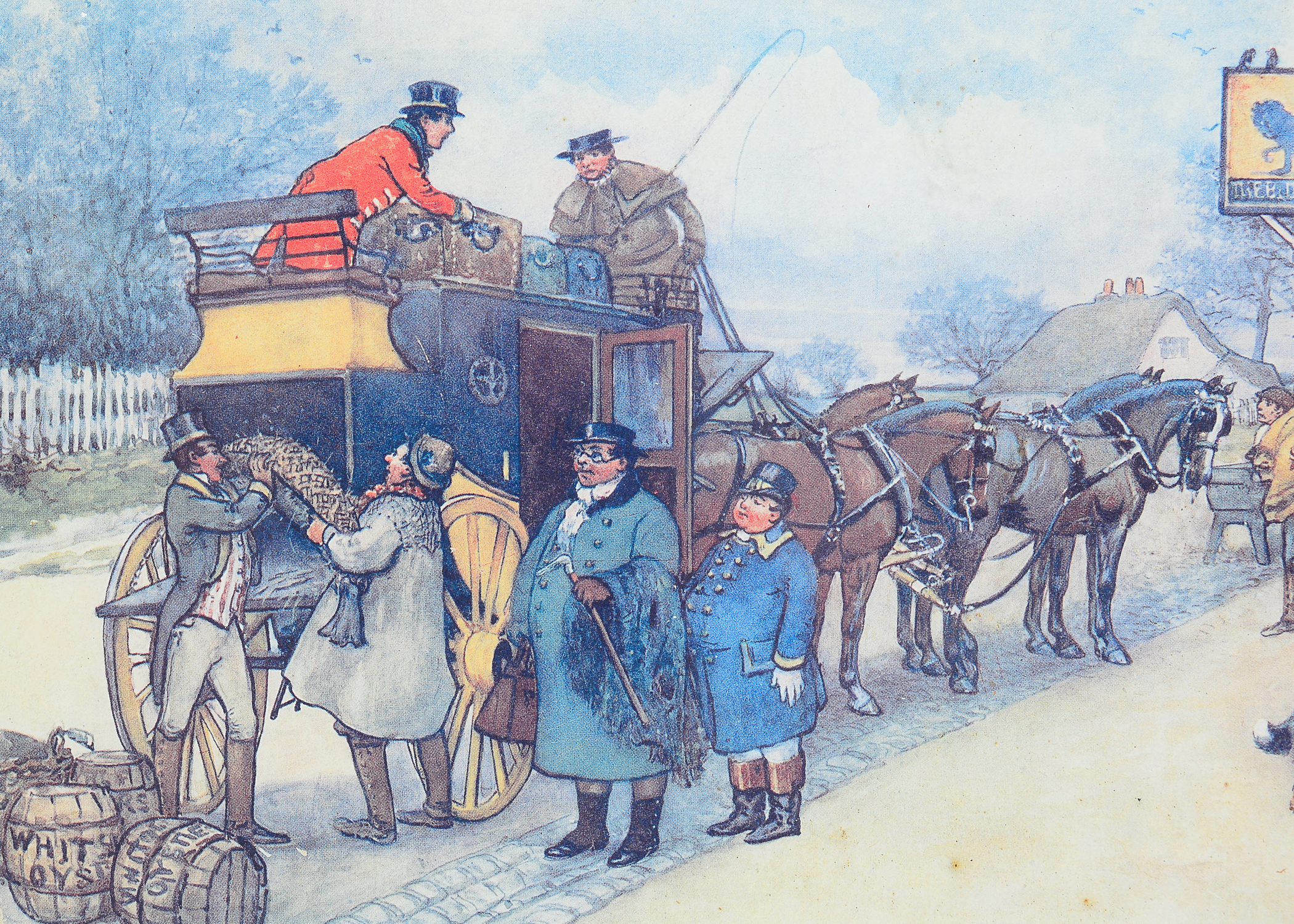 Four Framed Albert Ludovici Prints