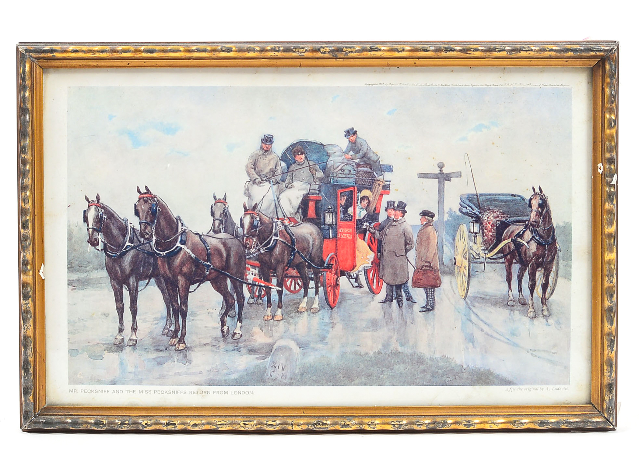 Four Framed Albert Ludovici Prints