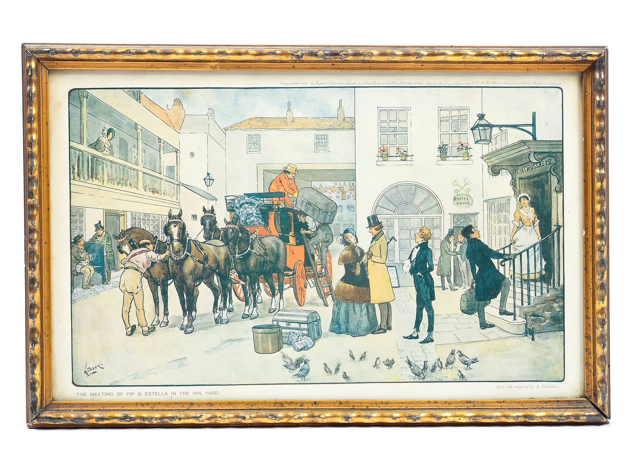 Four Framed Albert Ludovici Prints