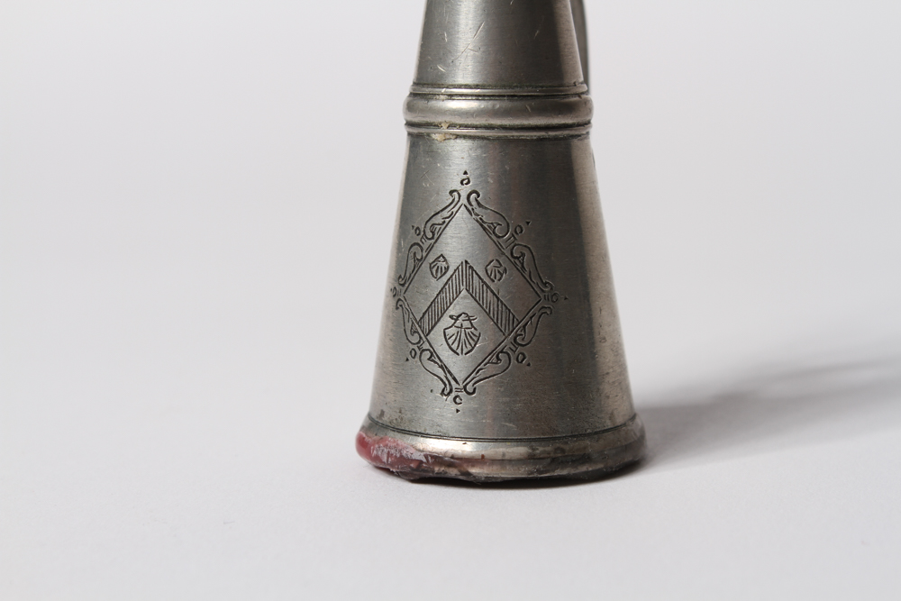 Pewter Chamberstick Candle Holders