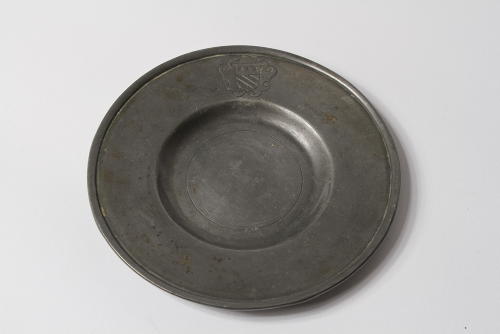 Pewter Chamberstick Candle Holders