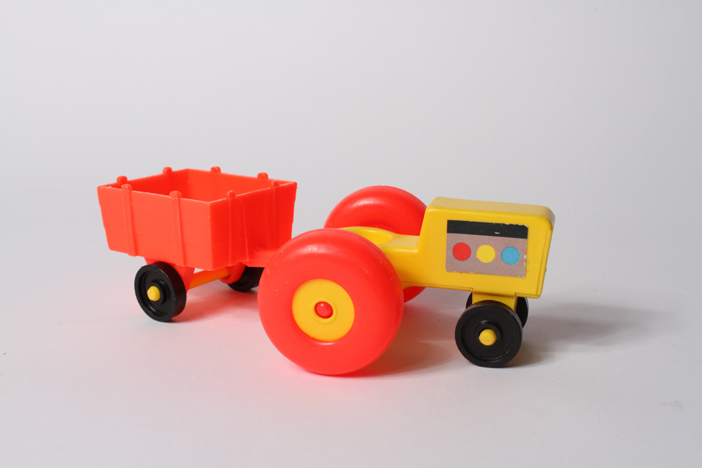 Vintage Fisher Price Barn with Animals and Merry-Go-Round Toys