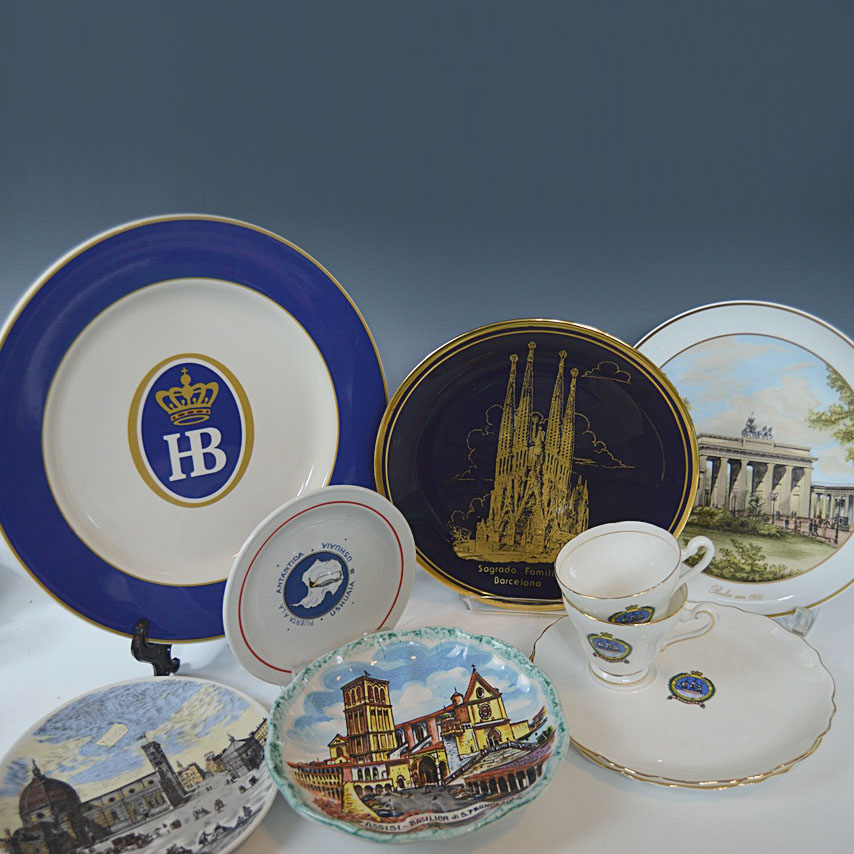 European Landmark Collectible Plates
