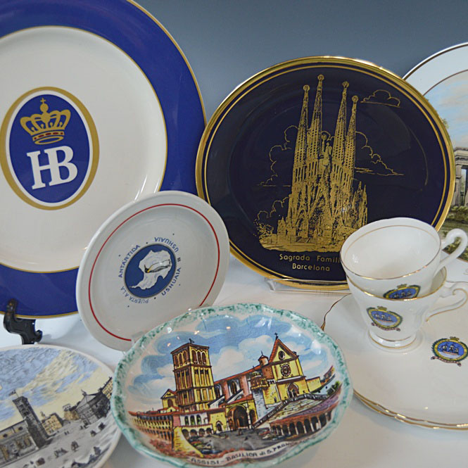 European Landmark Collectible Plates