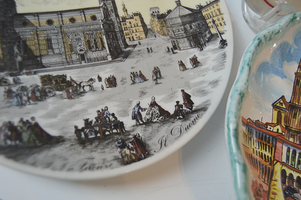 European Landmark Collectible Plates