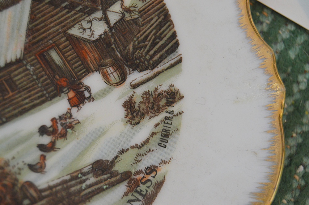 Collectible Plates with River Boats