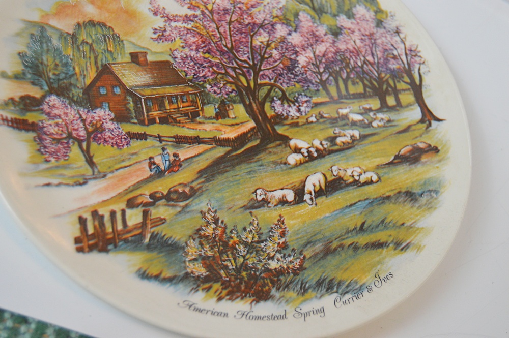 Collectible Plates with River Boats