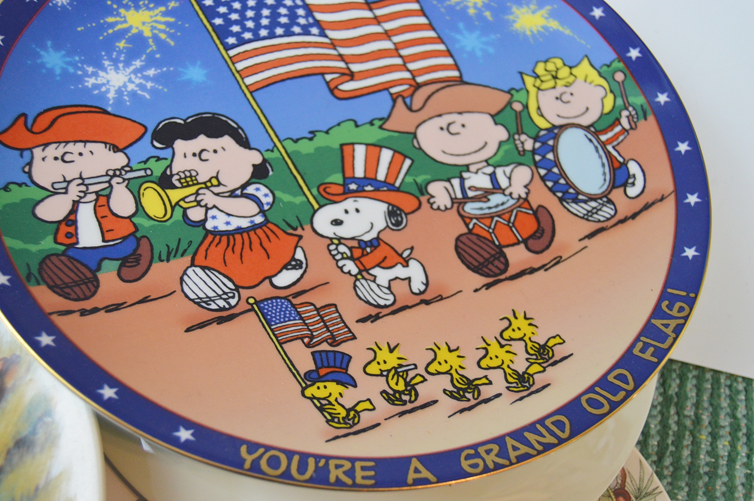 Collectible Plates with River Boats