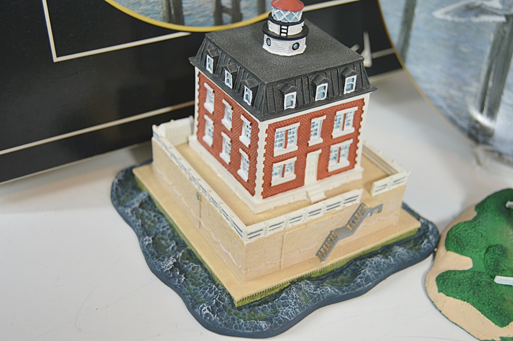 Lighthouse Models and Collectible Plate