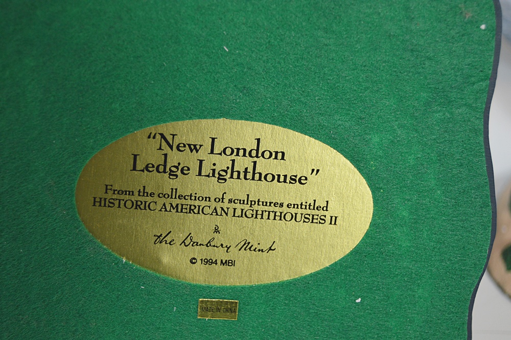 Lighthouse Models and Collectible Plate
