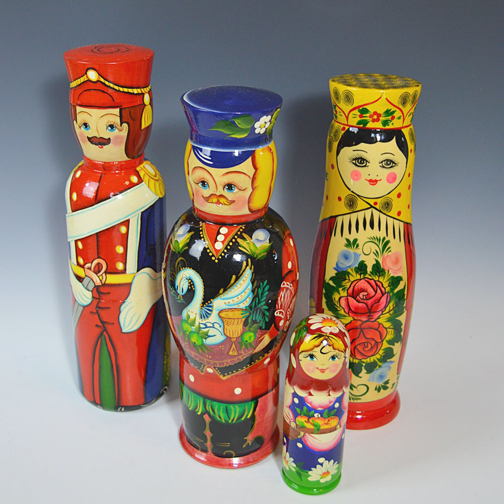Russian Hand Painted Dolls