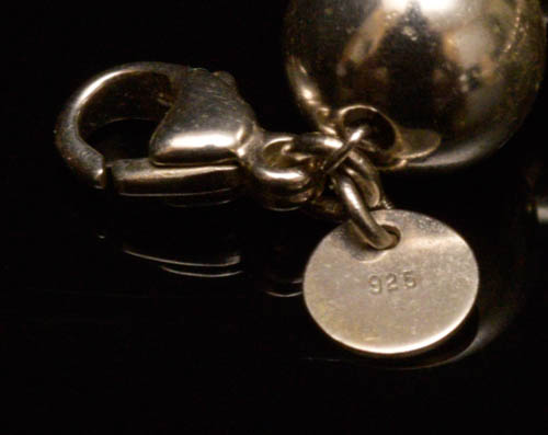 Tiffany & Co Sterling Necklace with Box