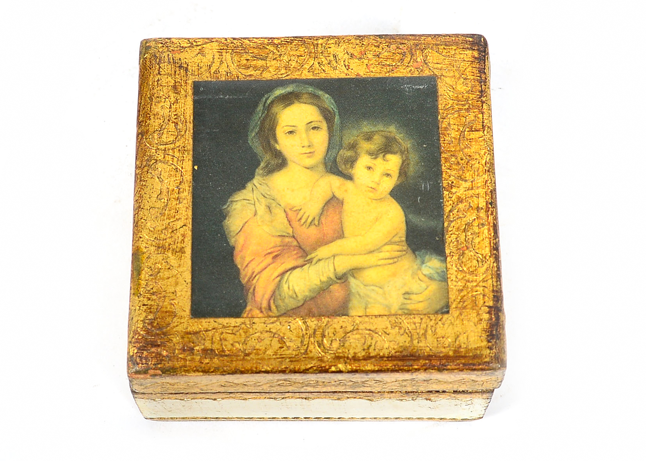 Collection of Hand Painted Wooden Jewelry Boxes