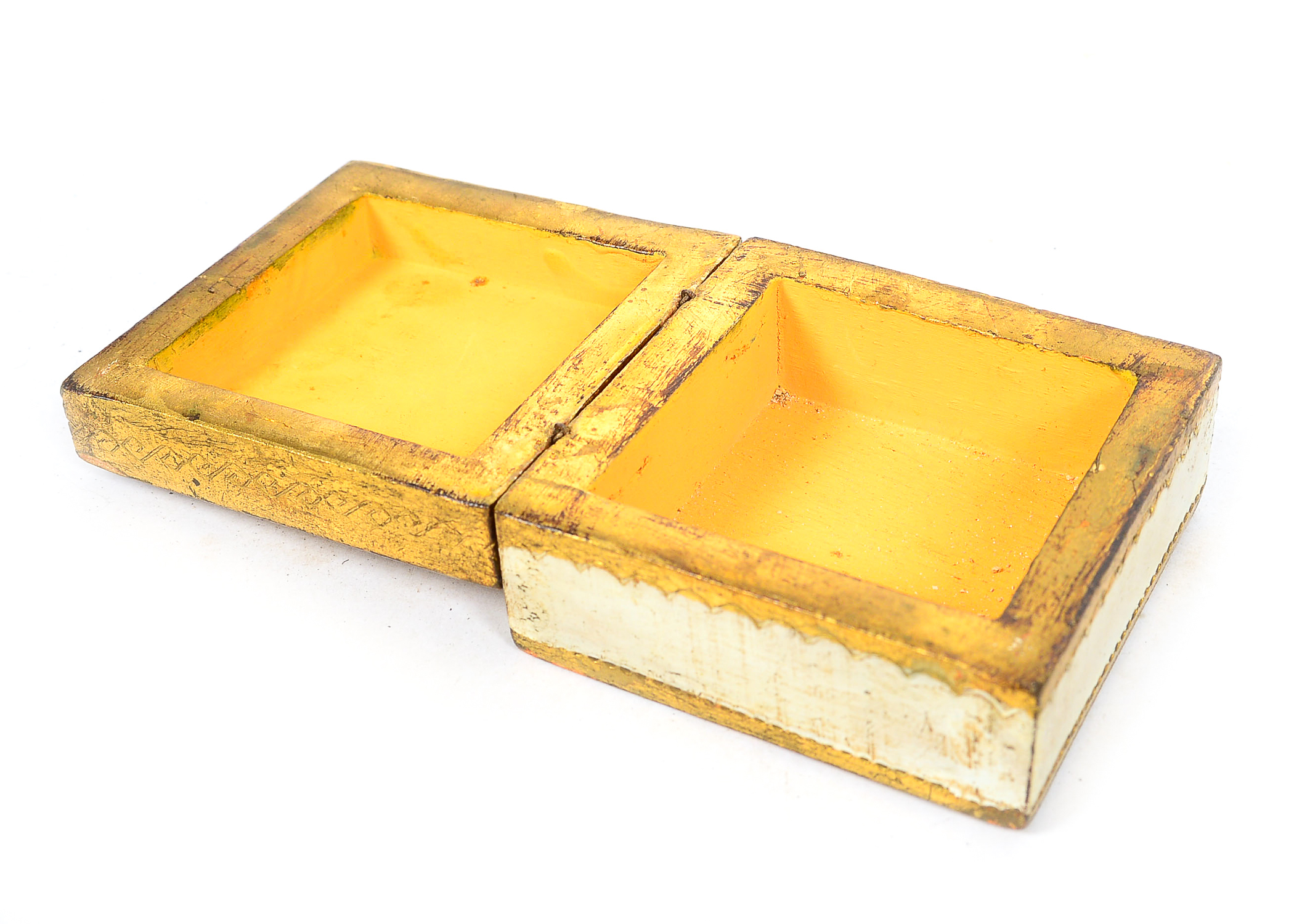 Collection of Hand Painted Wooden Jewelry Boxes