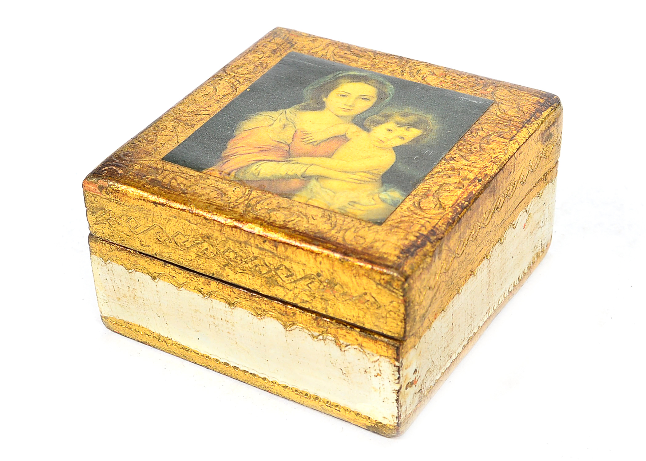 Collection of Hand Painted Wooden Jewelry Boxes