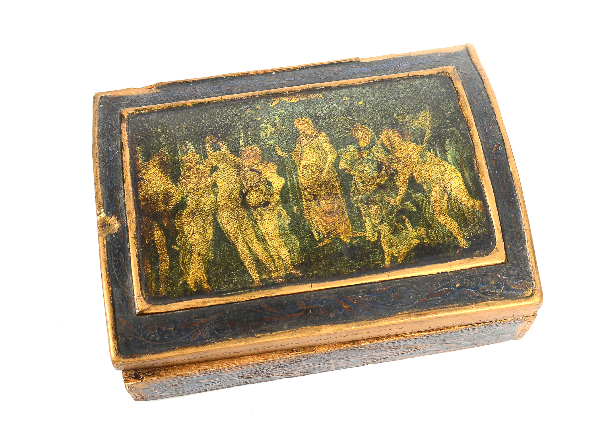 Collection of Hand Painted Wooden Jewelry Boxes