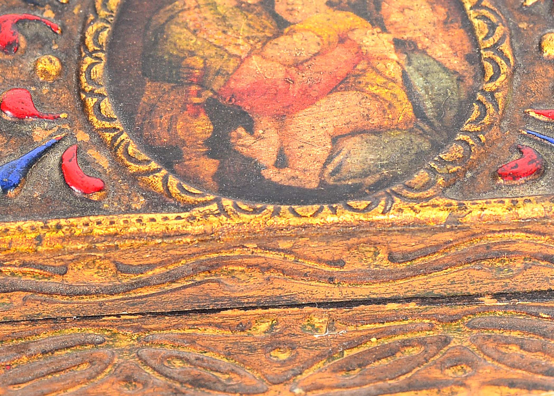 Collection of Hand Painted Wooden Jewelry Boxes