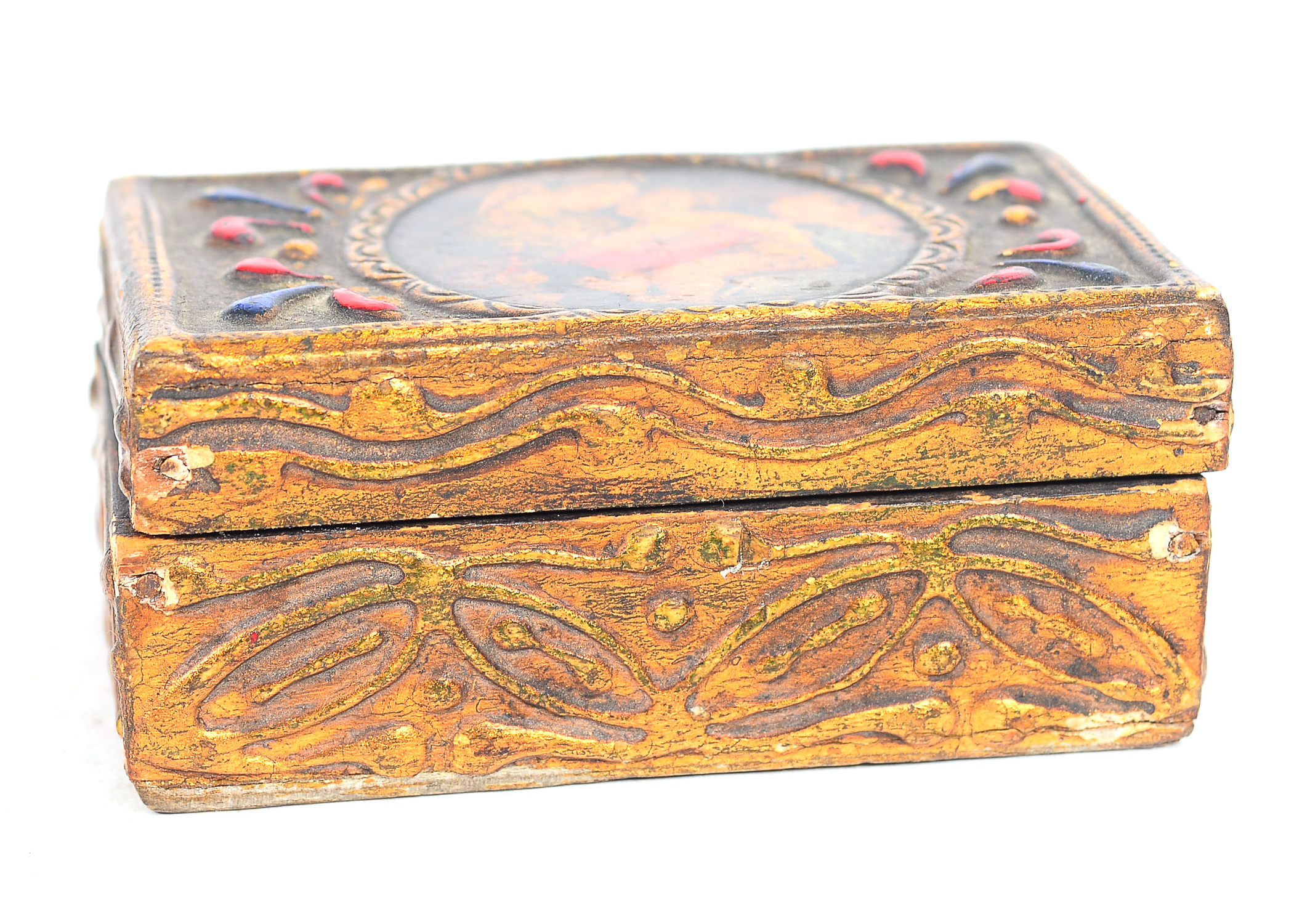 Collection of Hand Painted Wooden Jewelry Boxes