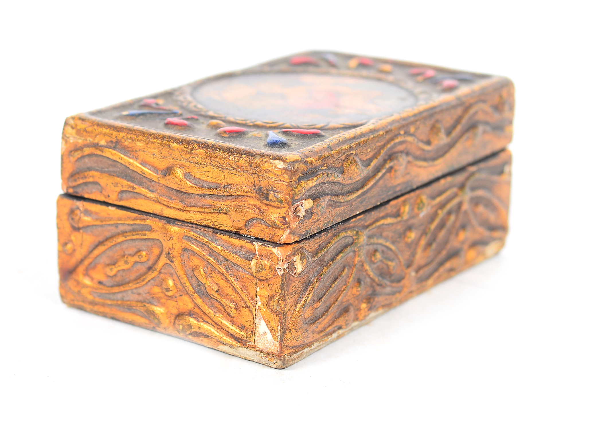Collection of Hand Painted Wooden Jewelry Boxes