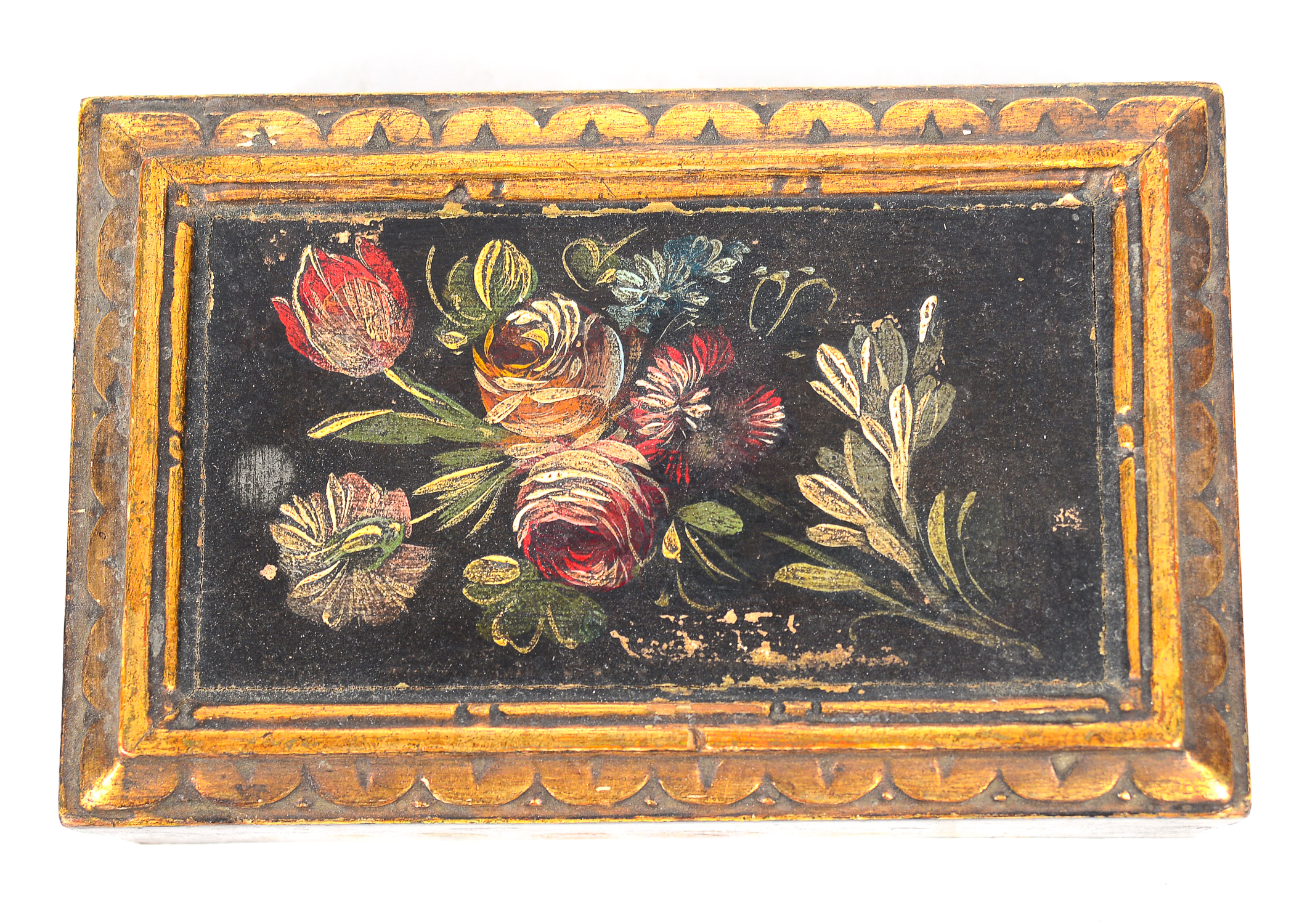 Collection of Hand Painted Wooden Jewelry Boxes