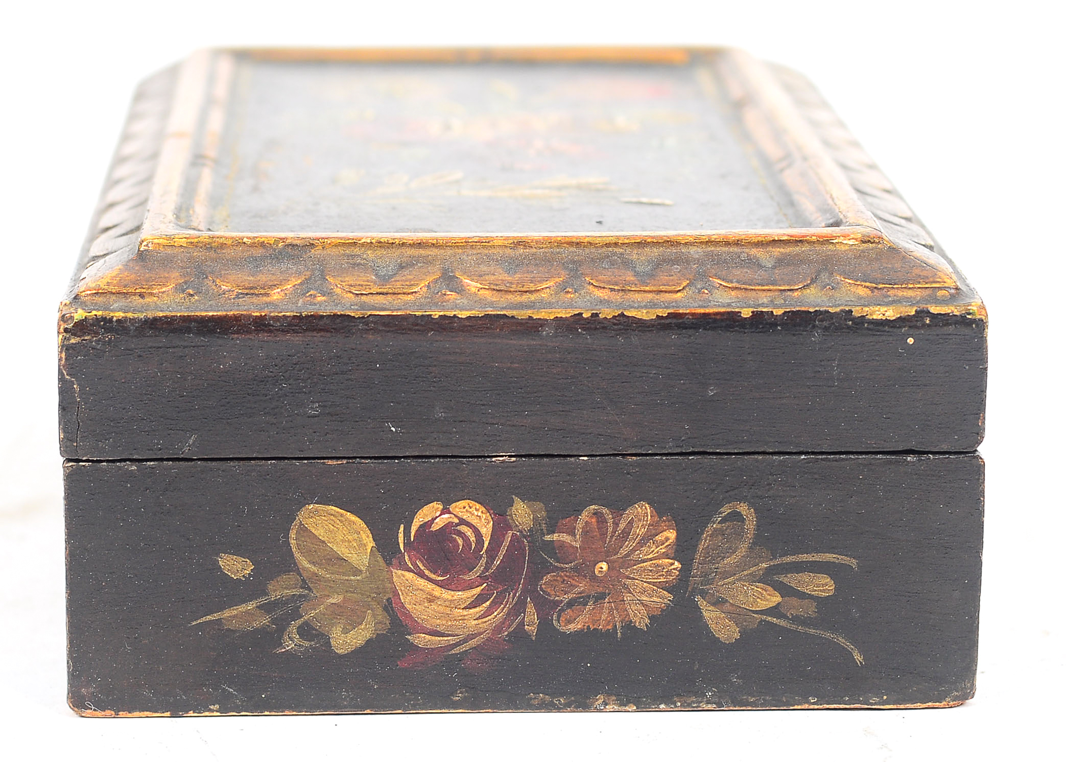 Collection of Hand Painted Wooden Jewelry Boxes