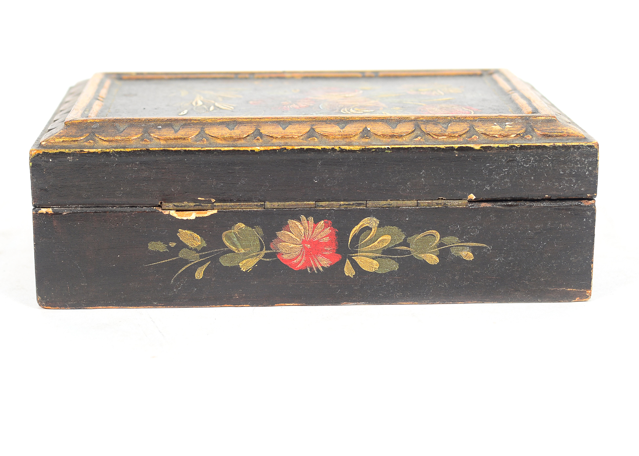 Collection of Hand Painted Wooden Jewelry Boxes