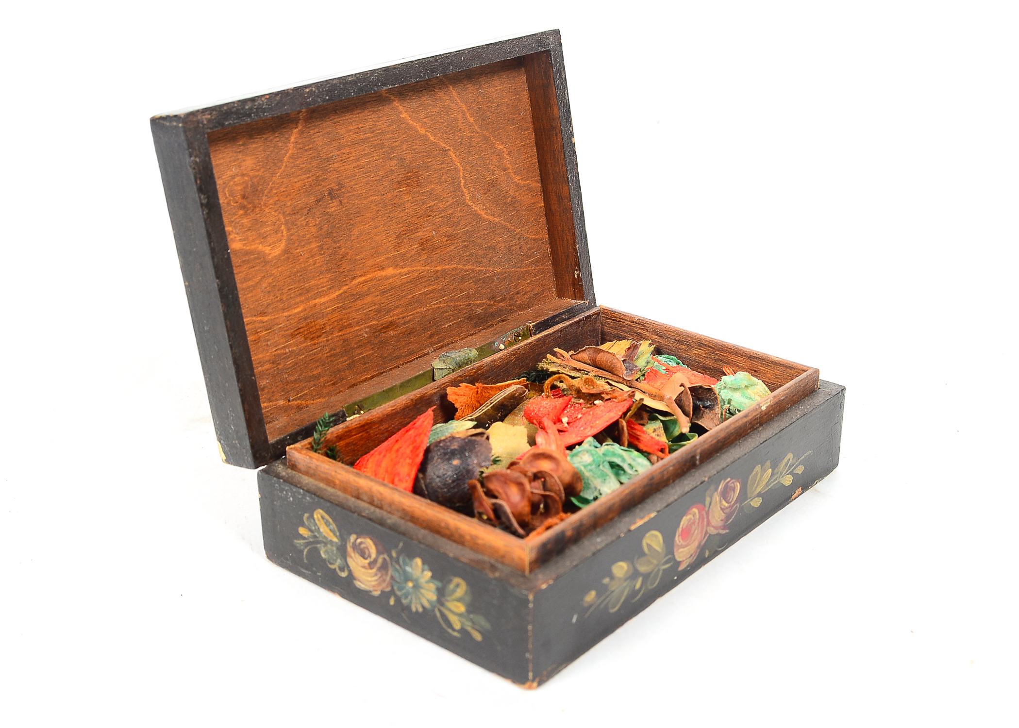 Collection of Hand Painted Wooden Jewelry Boxes