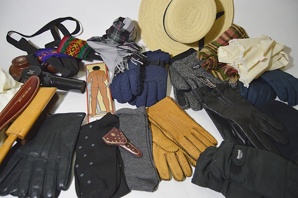 Men's Accessories with Brooks Brothers Leather Gloves, Pigskin Gloves