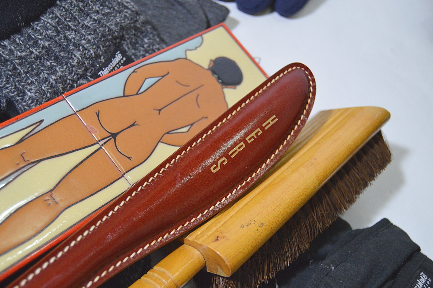 Men's Accessories with Brooks Brothers Leather Gloves, Pigskin Gloves