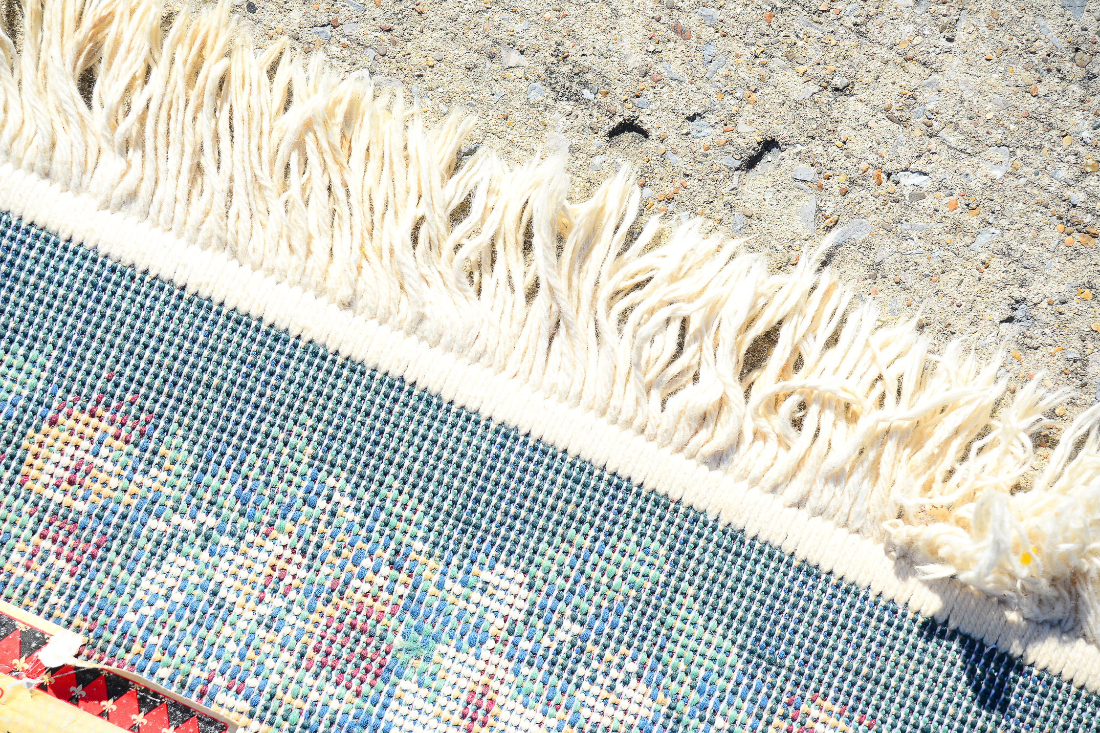 Pair of Small Floral Rugs