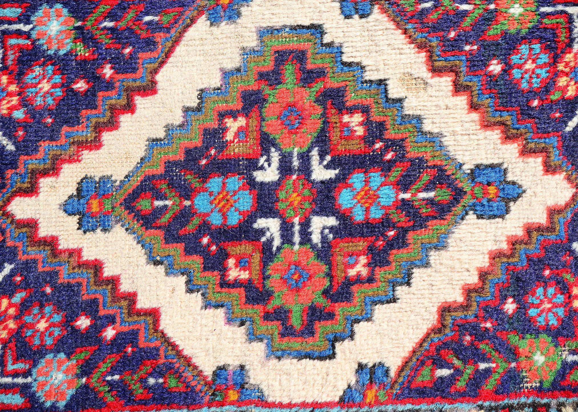 Small Handmade Persian Style Rug