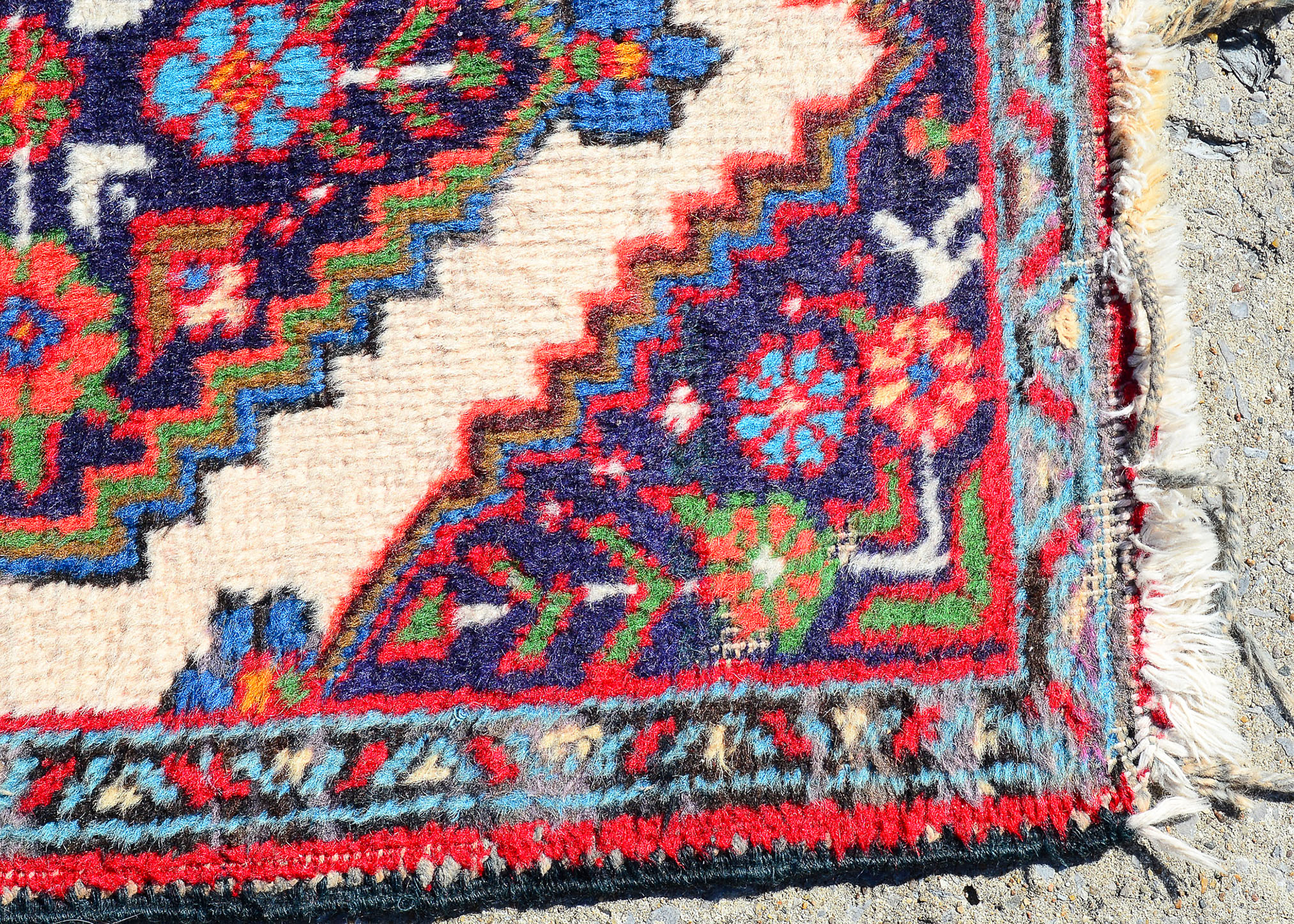 Small Handmade Persian Style Rug