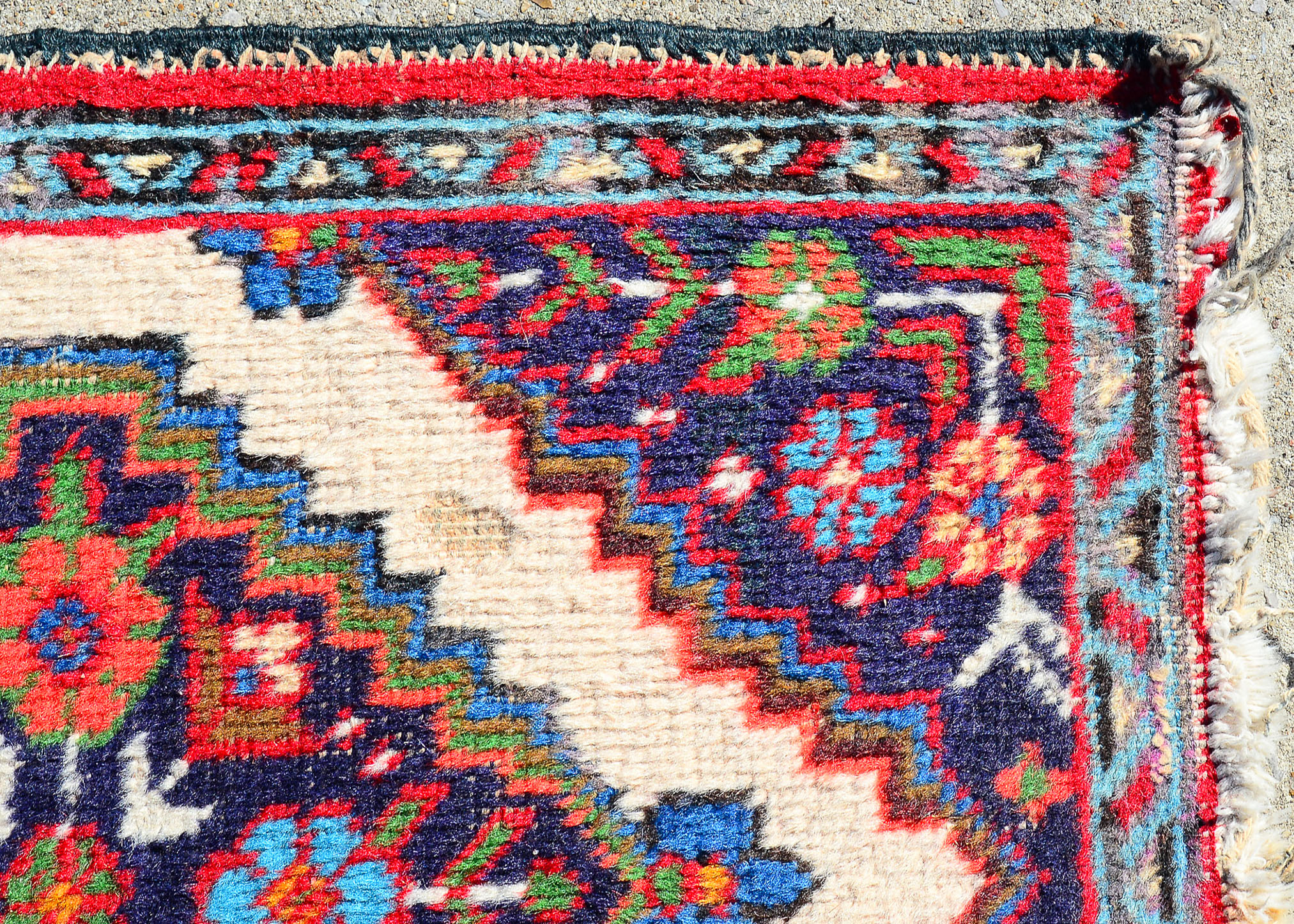 Small Handmade Persian Style Rug