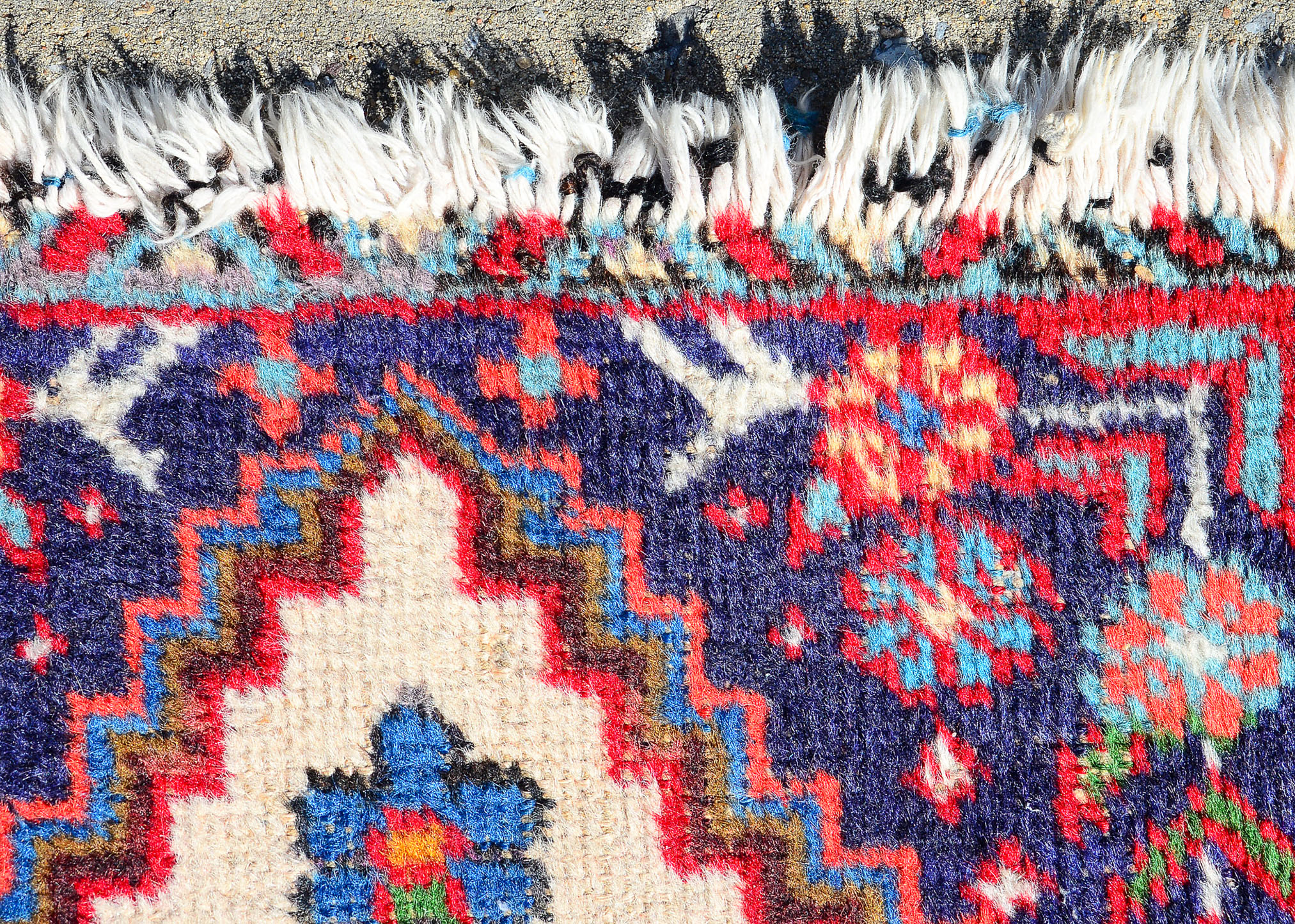 Small Handmade Persian Style Rug