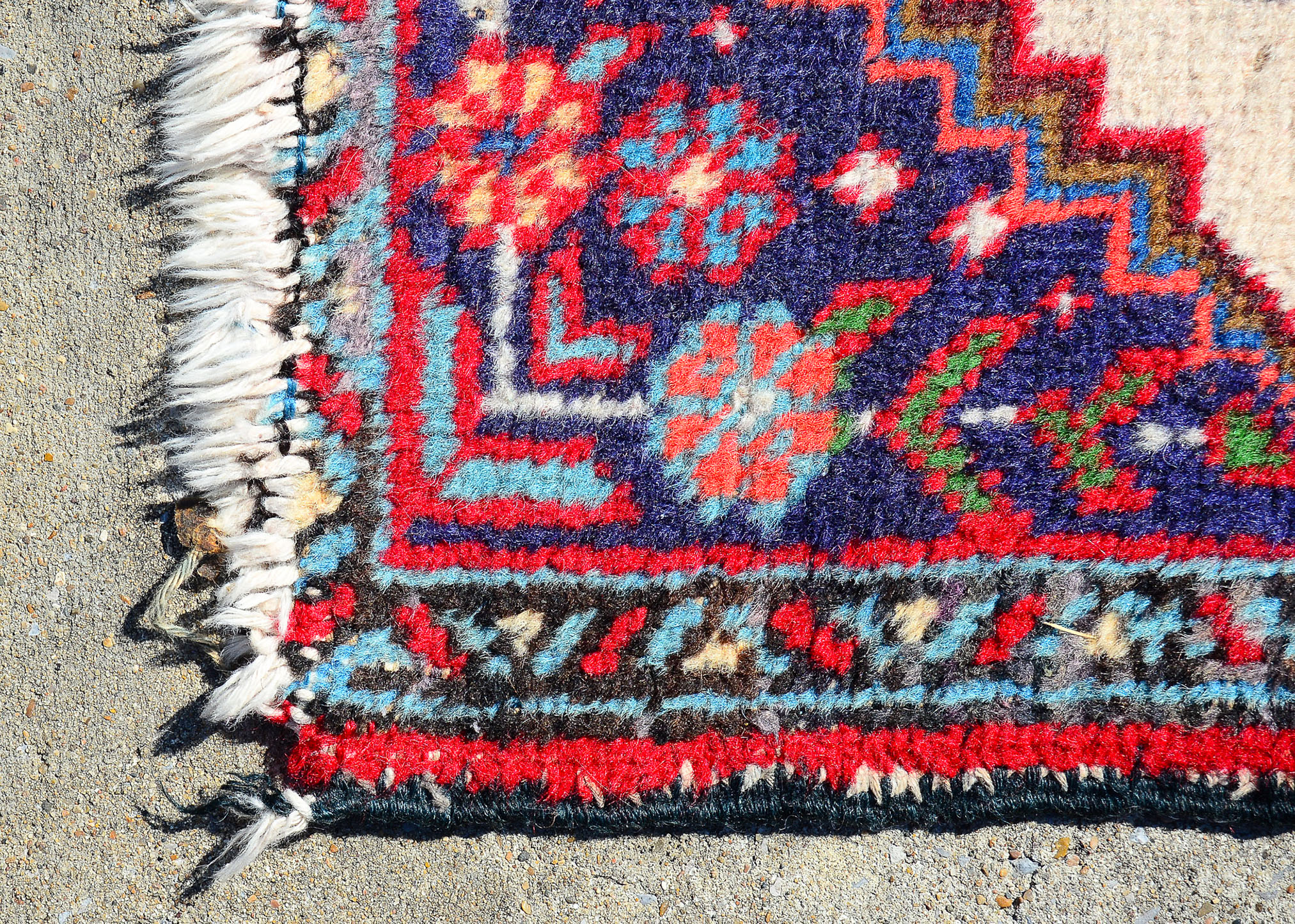 Small Handmade Persian Style Rug