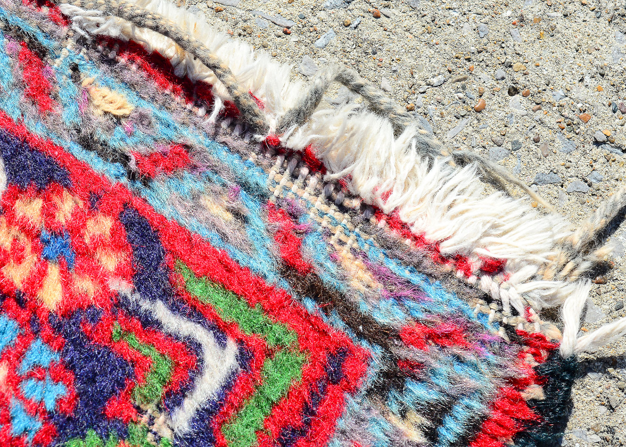 Small Handmade Persian Style Rug