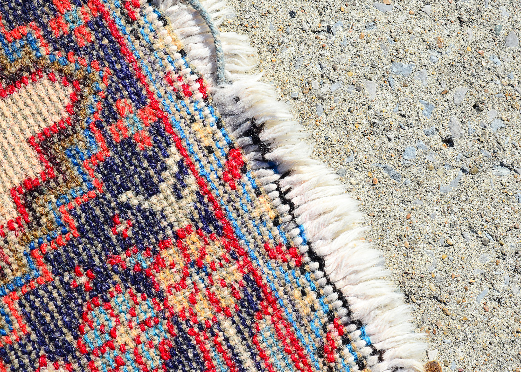 Small Handmade Persian Style Rug