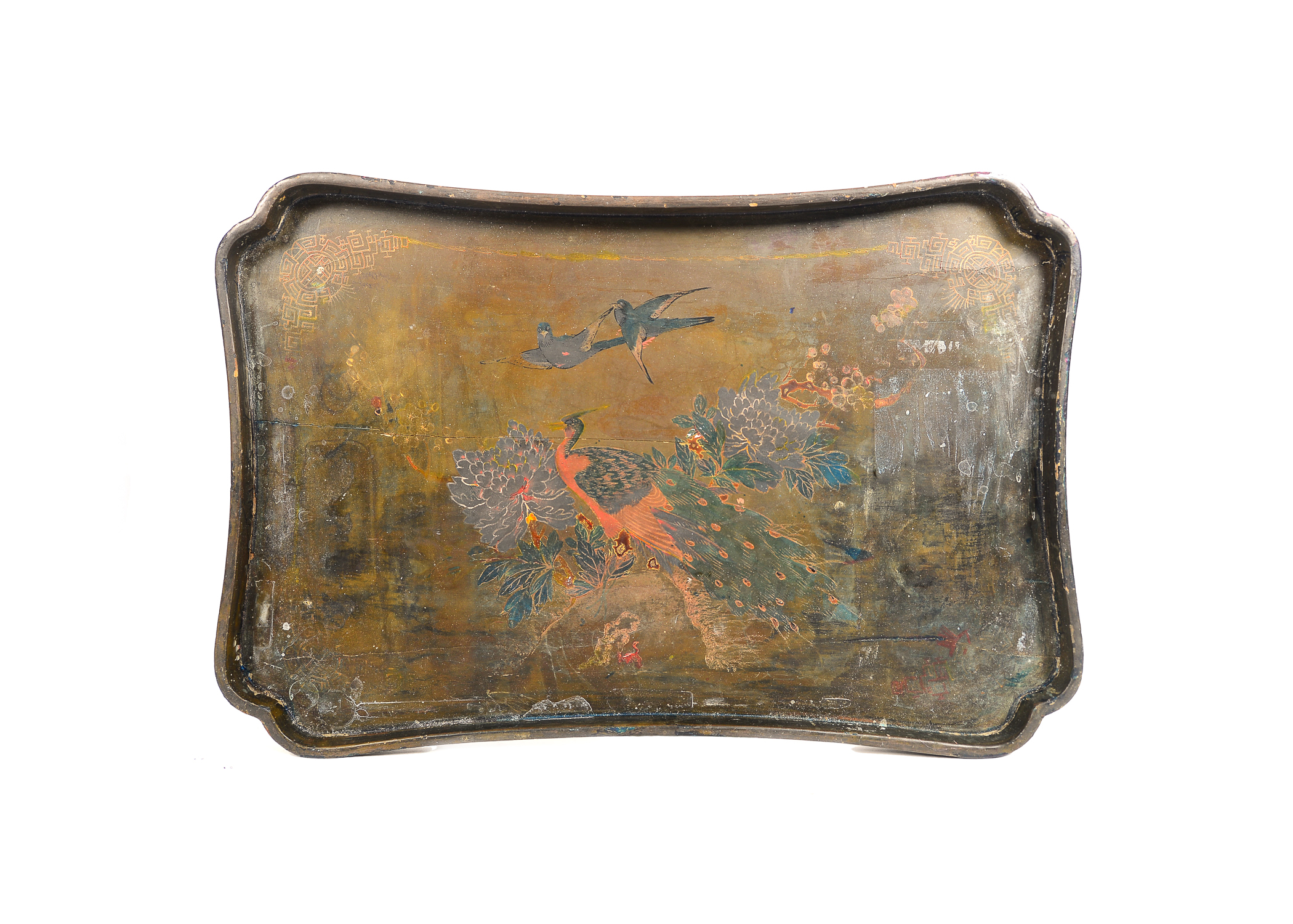 Hand Painted Wooden Tray