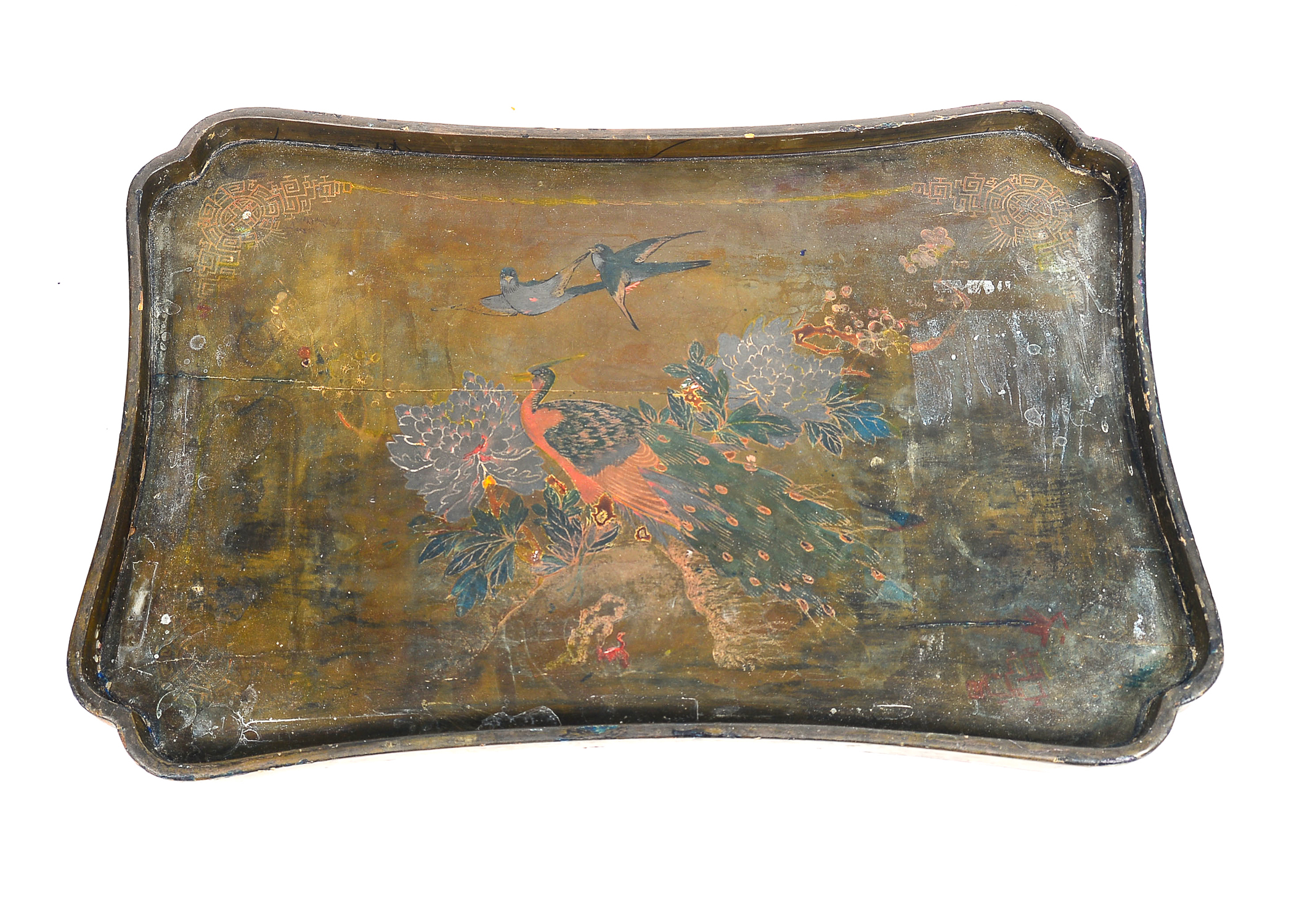 Hand Painted Wooden Tray