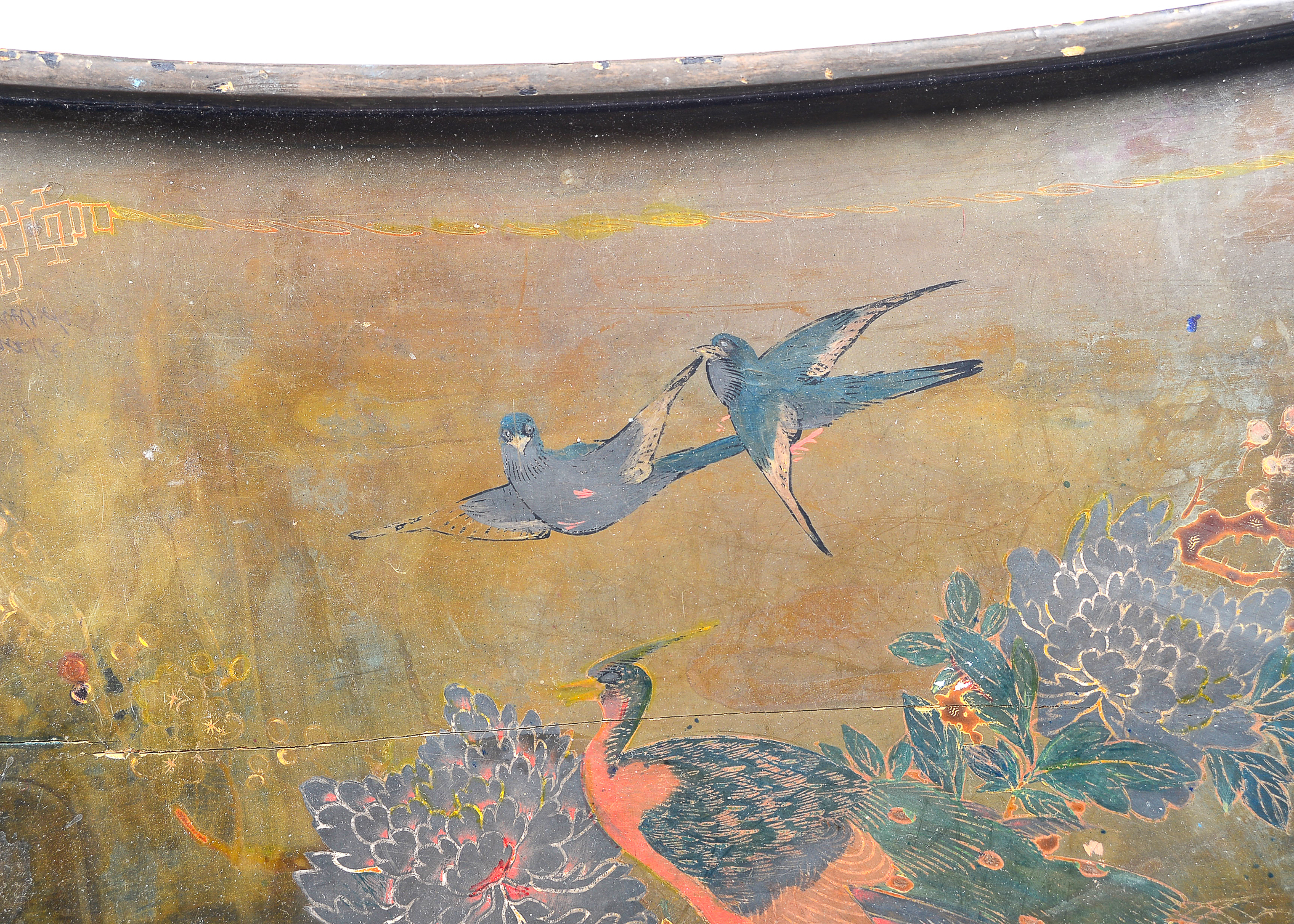 Hand Painted Wooden Tray