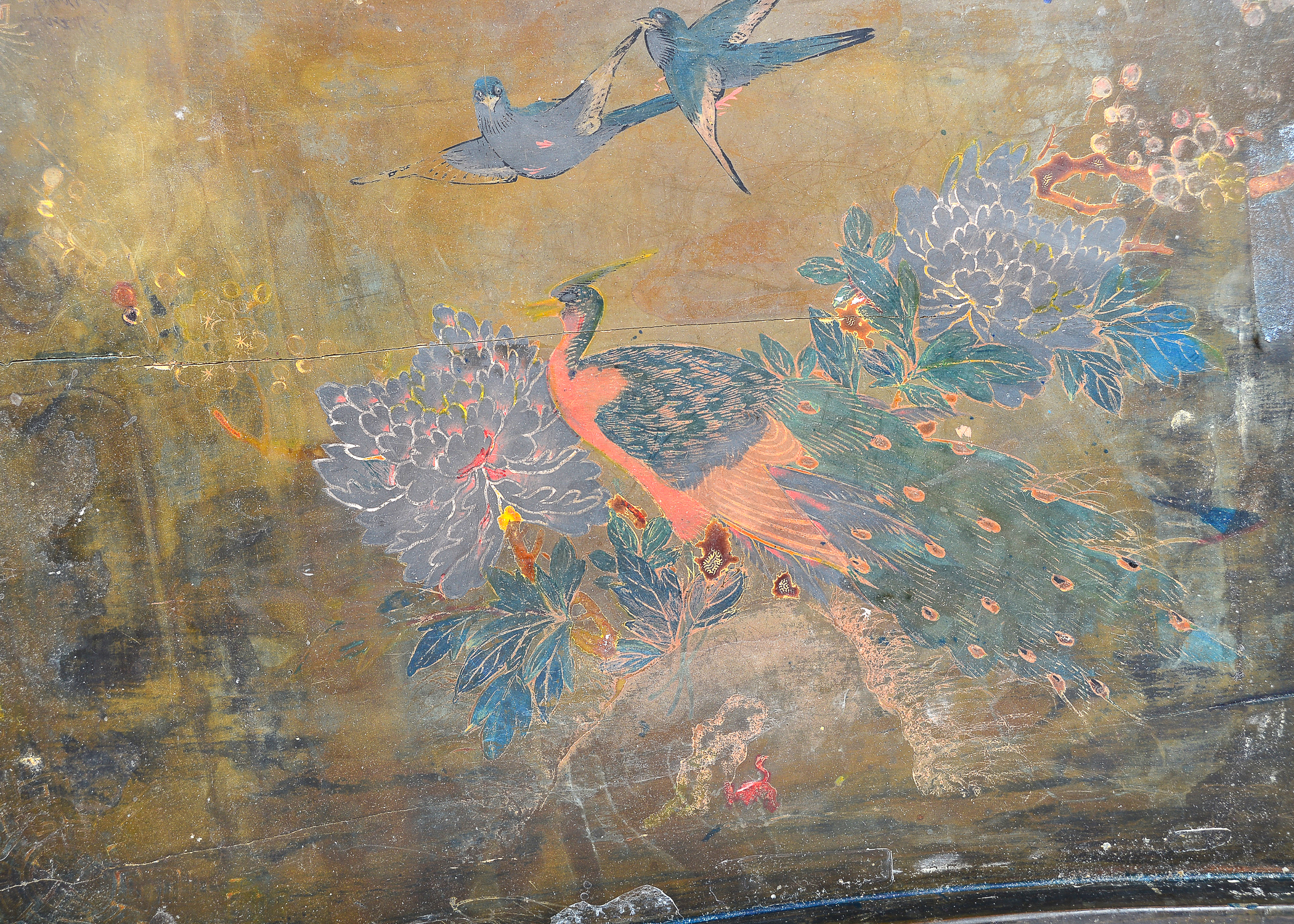 Hand Painted Wooden Tray