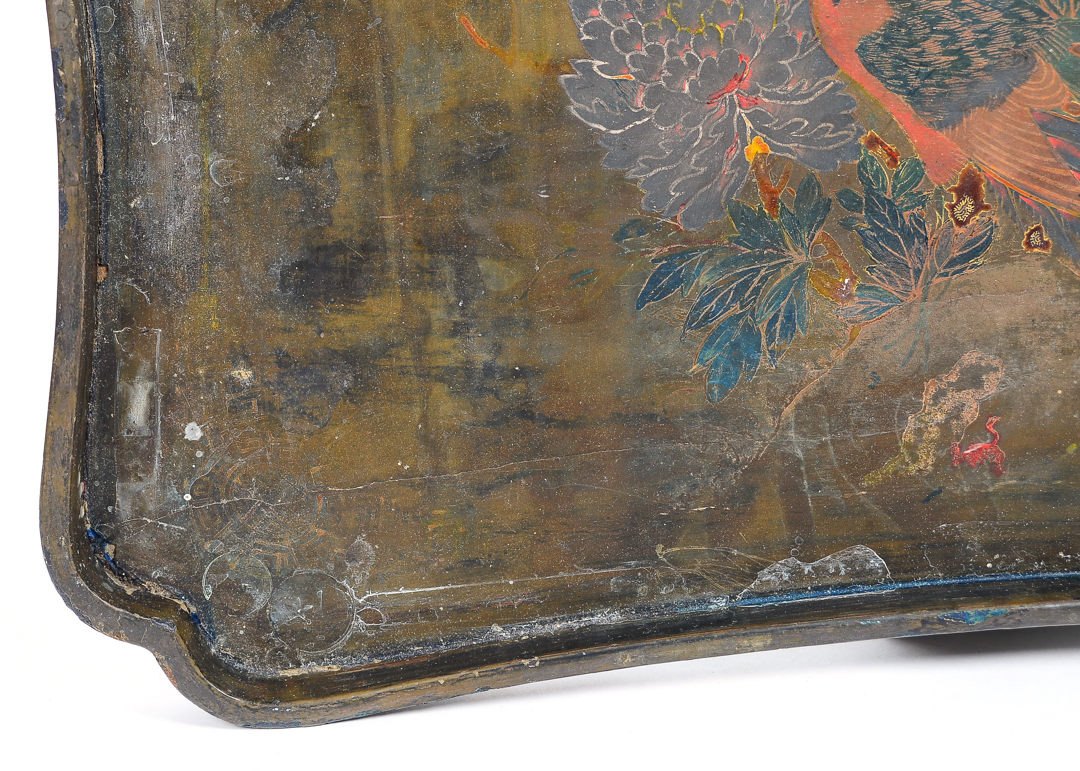 Hand Painted Wooden Tray