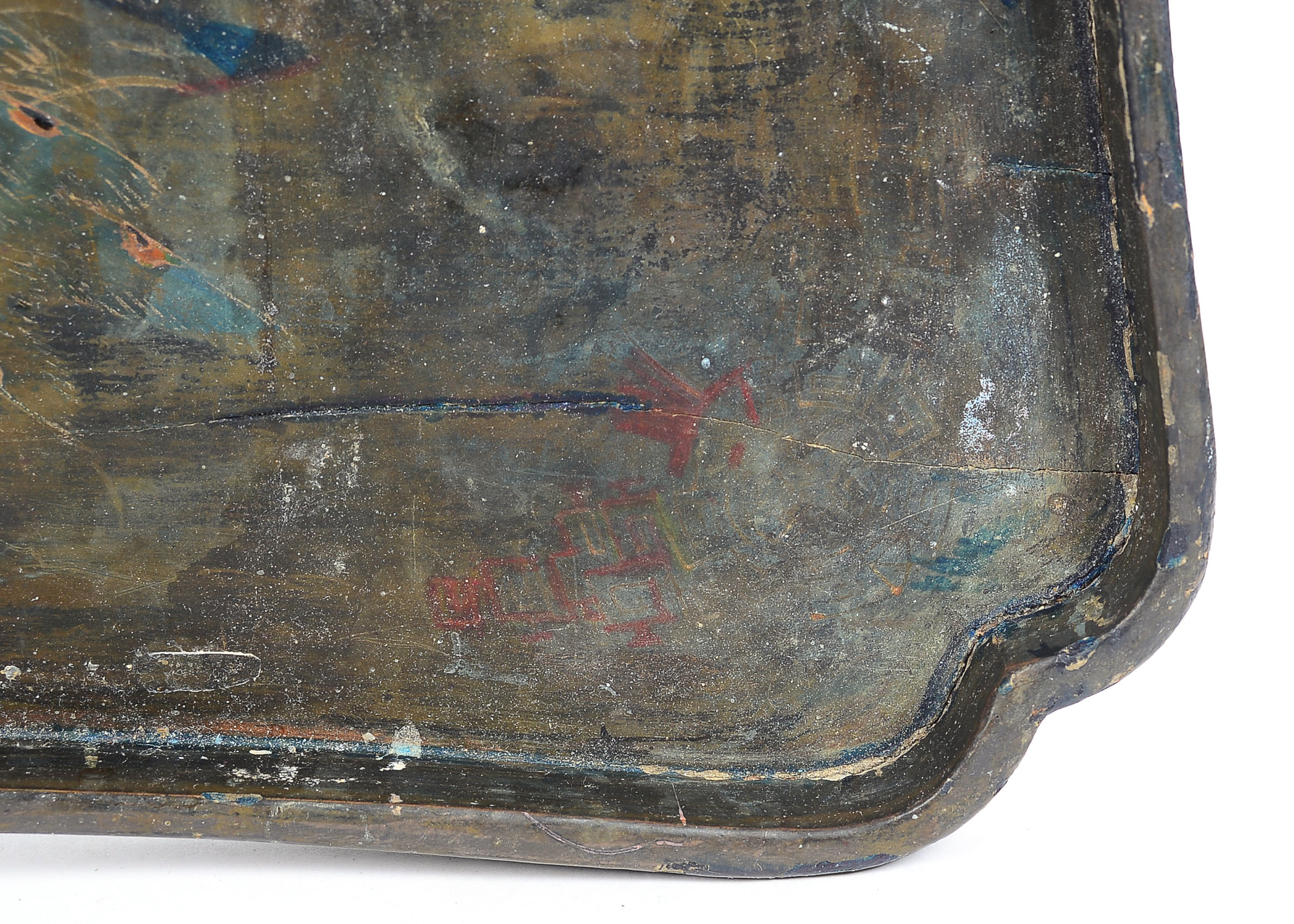 Hand Painted Wooden Tray