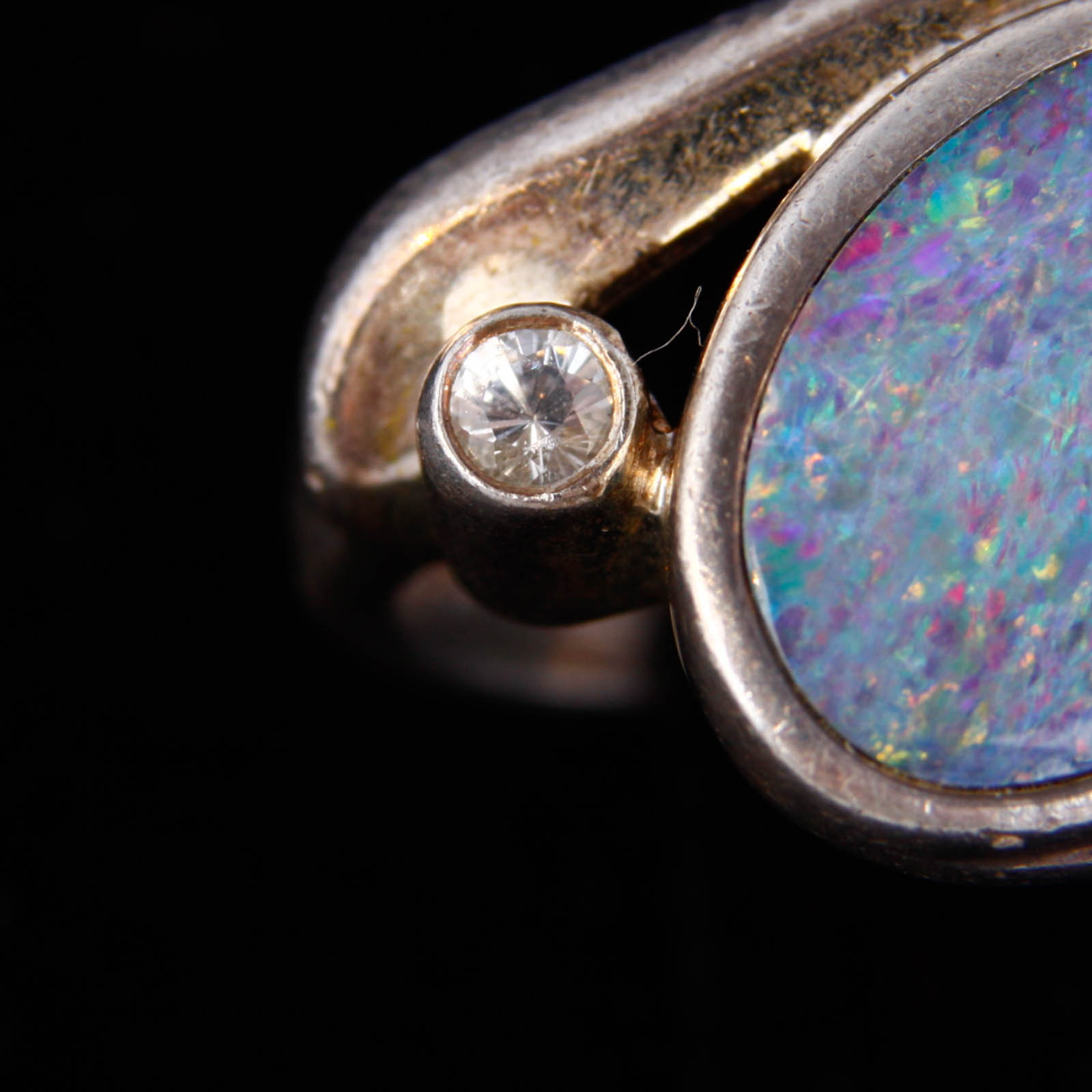 Opalescent Sterling Silver Rings