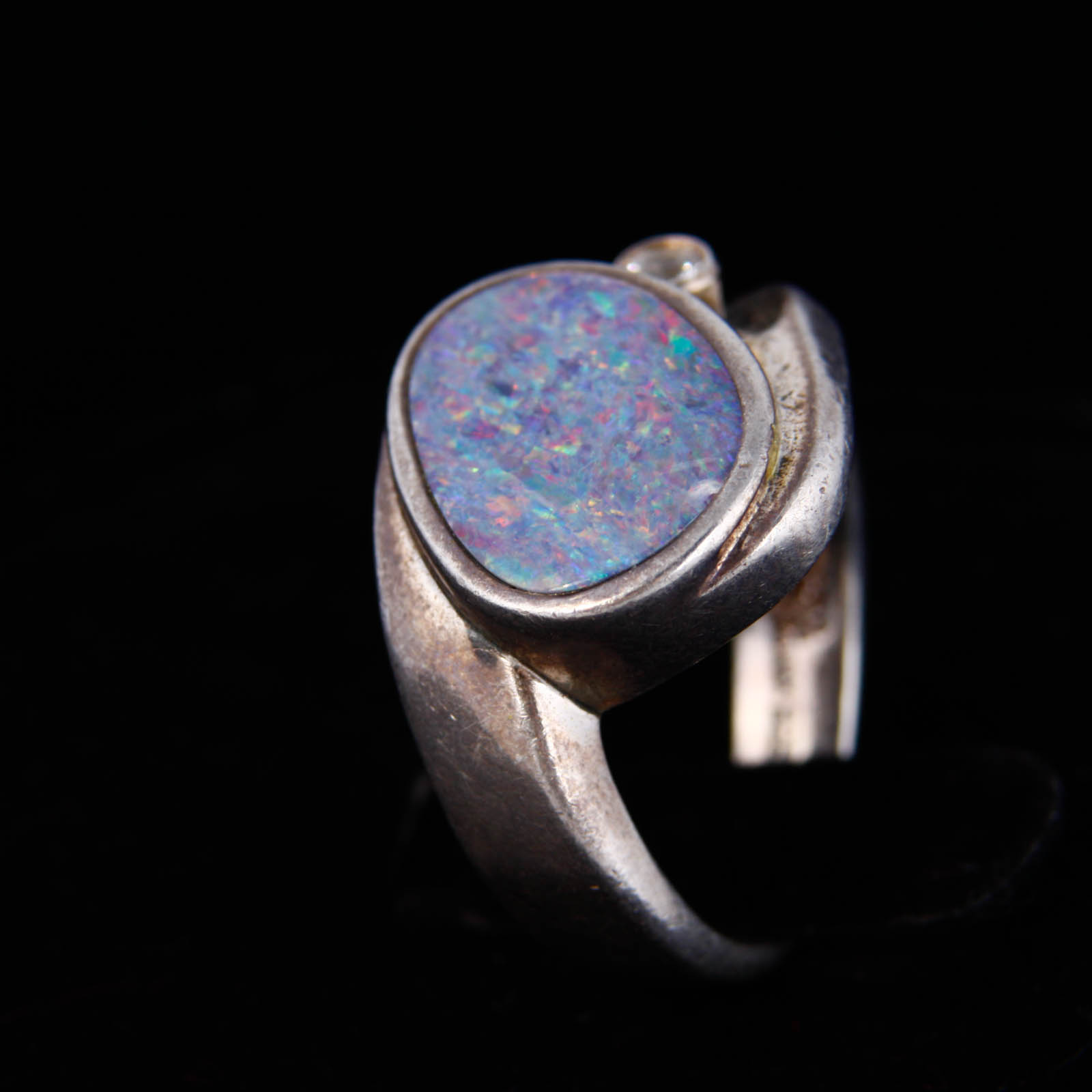 Opalescent Sterling Silver Rings
