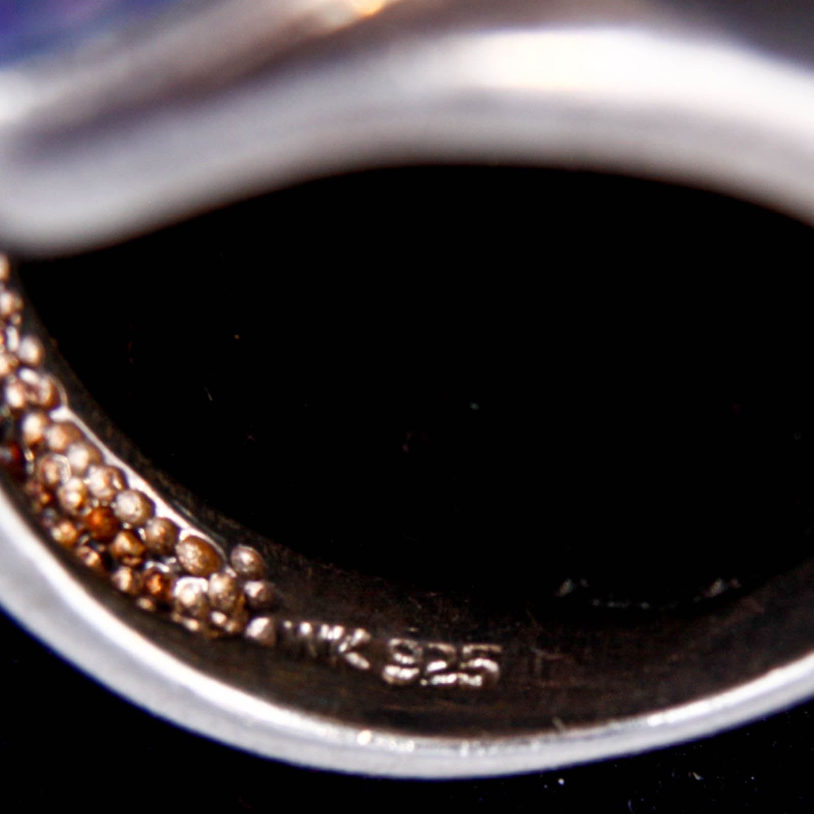 Opalescent Sterling Silver Rings