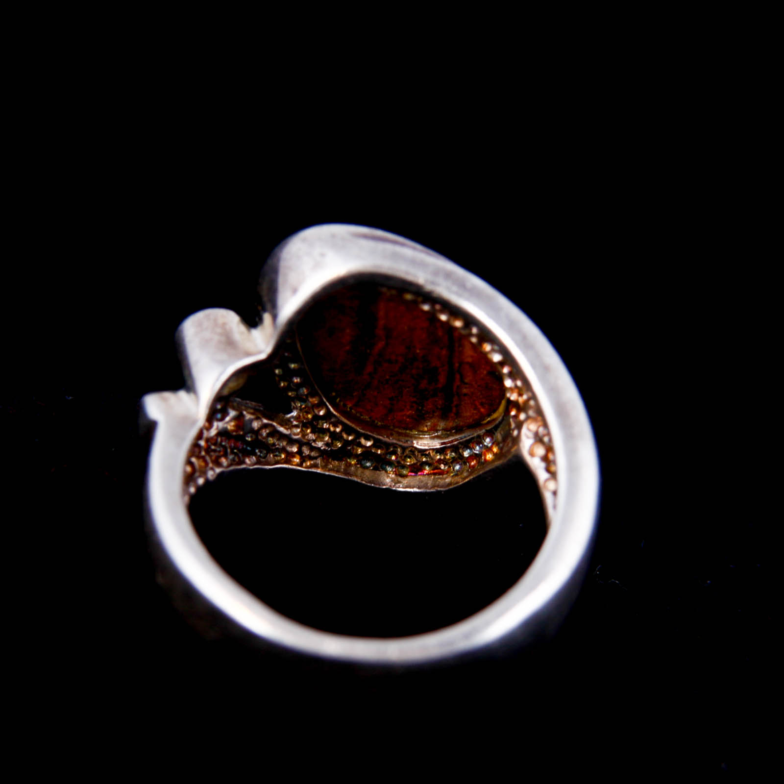 Opalescent Sterling Silver Rings